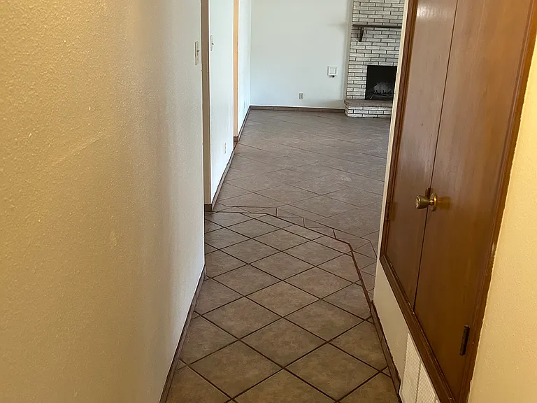 Hallway from bedrooms