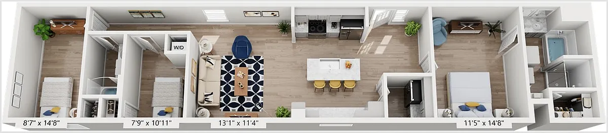 Floor plan Compass 231