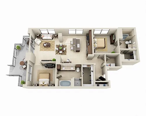 Floor plan B12F1
