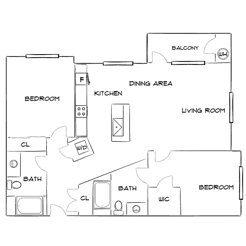 Floor plan Design 2B20 Premier