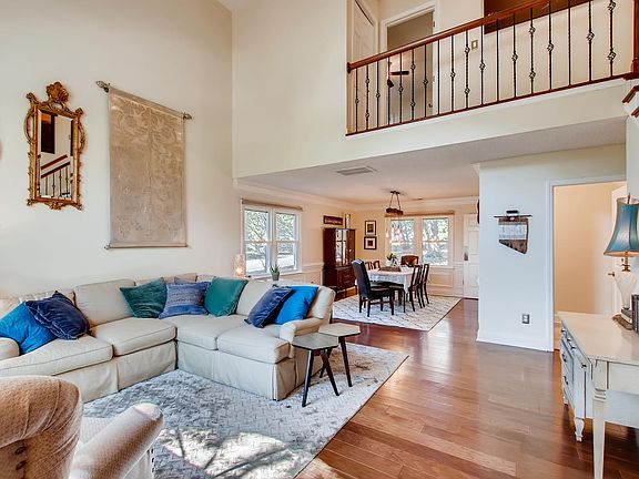 Entry way and living room