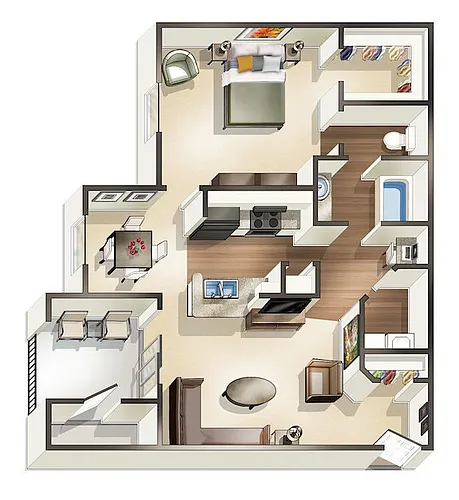 Floor plan A1C