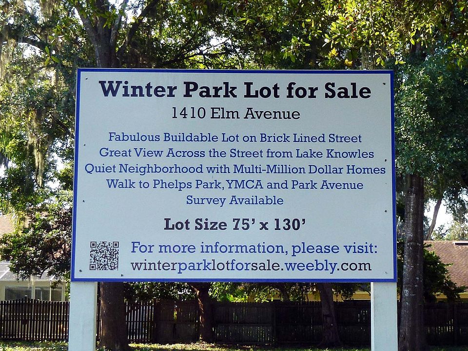 Sign on Lot