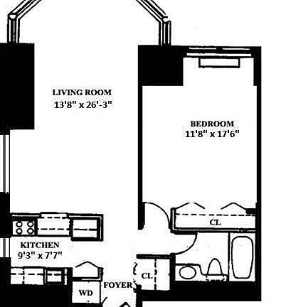 2nd image of 301 W 57th St APT 19A