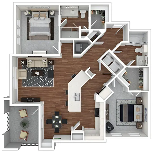 Floor plan B3