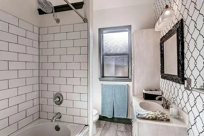 Newly renovated main floor bathroom