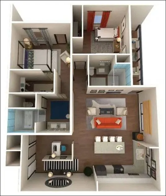 Floor plan White