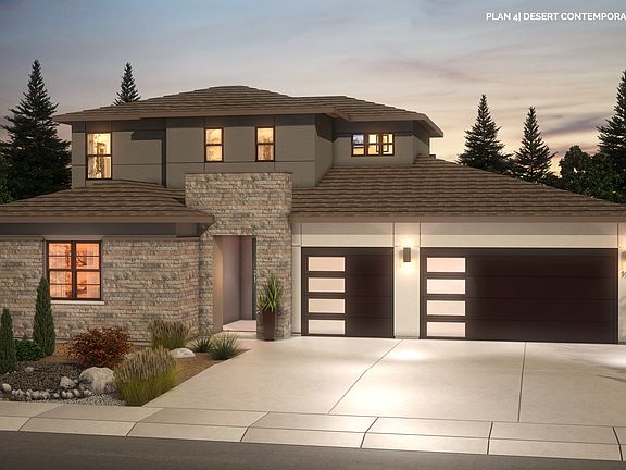 Desert Contemporary Elevation