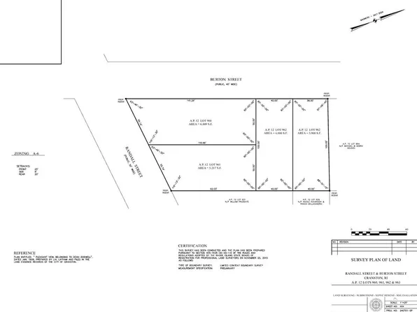 0 Burton St, Cranston, RI 02920