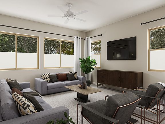 Sierra Plan 3509 Great Room Rendering