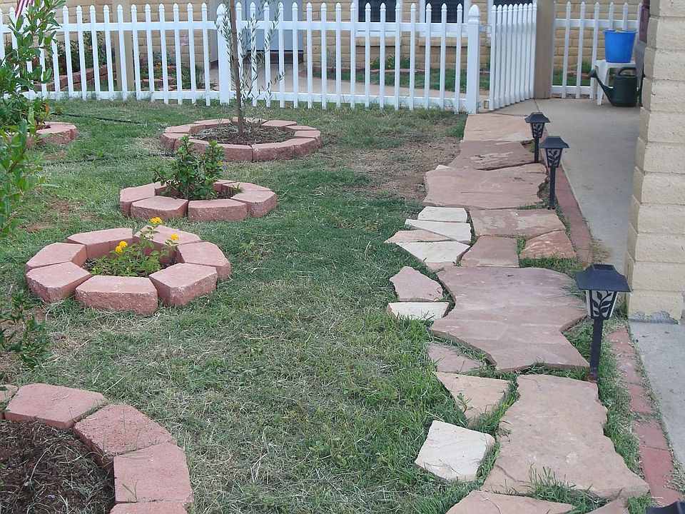 Flagstone walkway