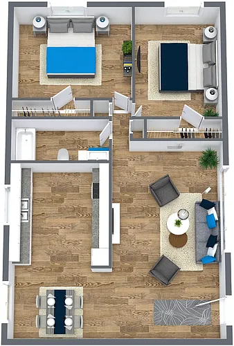 Floor plan JEFFERSON RENOVATED