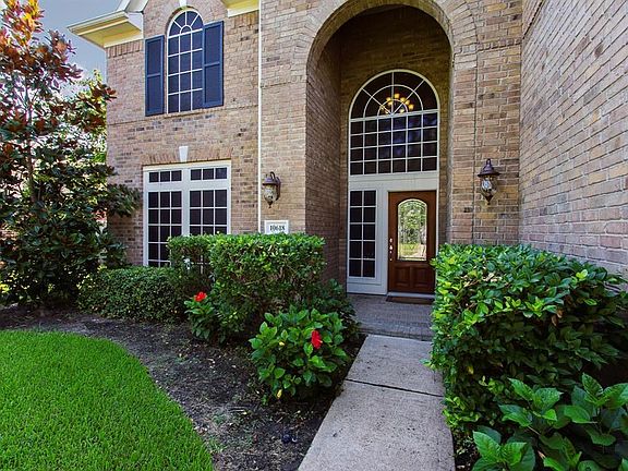 Front entryway to the home. Look at the beautiful landscaping!