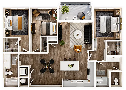 Floor plan C1