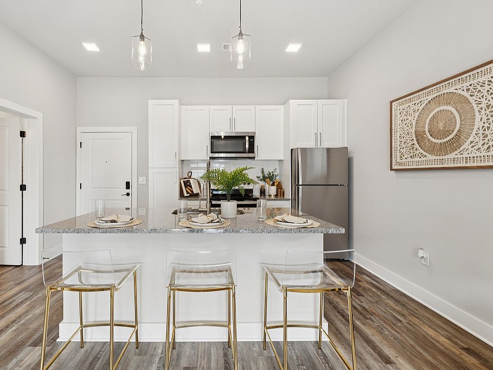 model kitchen from living room