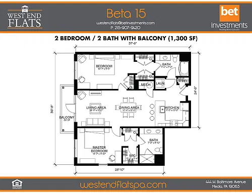Floor plan Beta 15