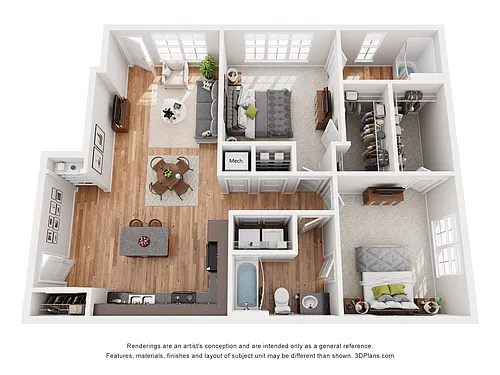 Floor plan Tinker