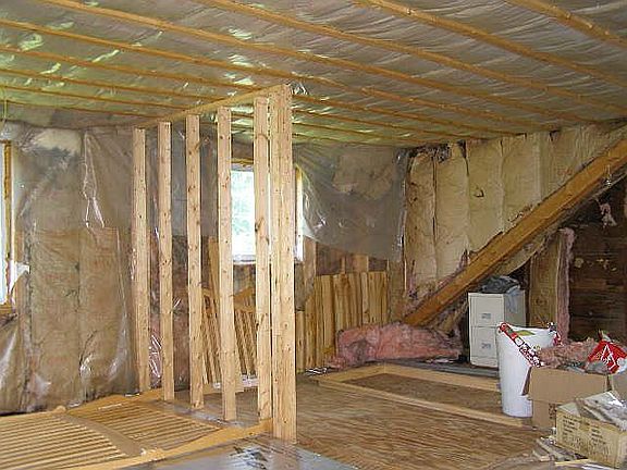 upstairs