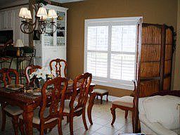 Dining looking at POND