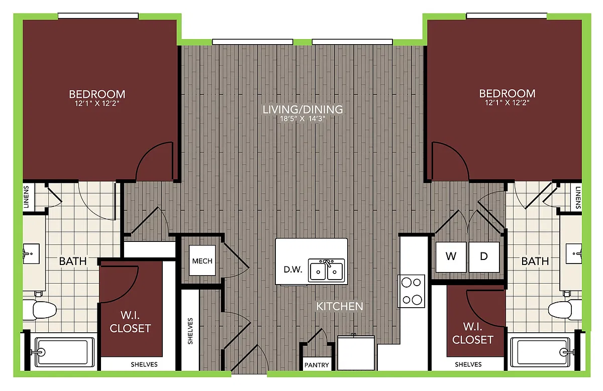 Floor plan B1 Essential Housing