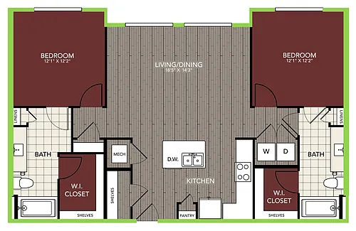 Floor plan B1 Essential Housing