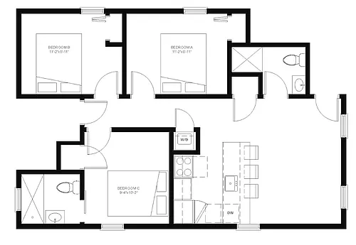 Floor plan 12 Trenton