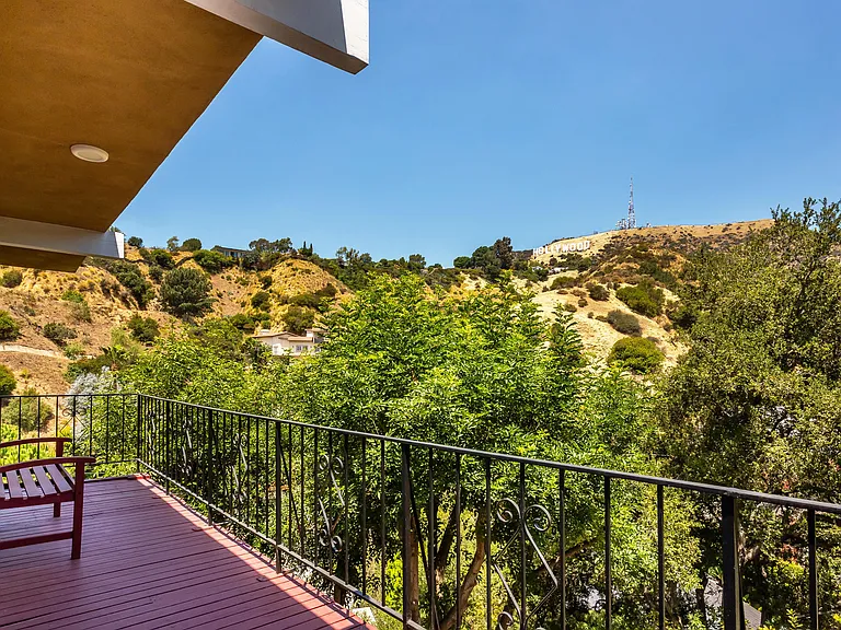 Breathtaking view from wraparound deck.