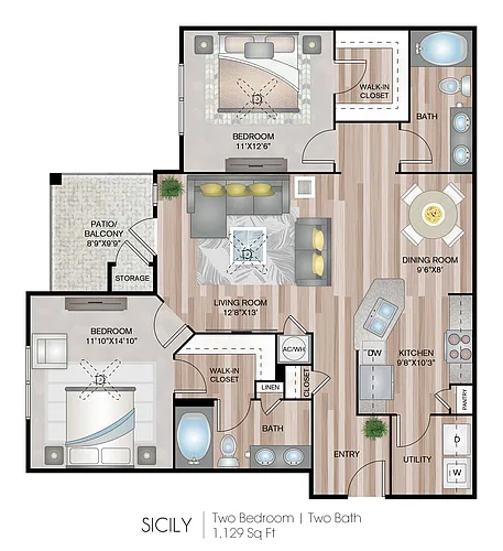 Floor plan Sicily