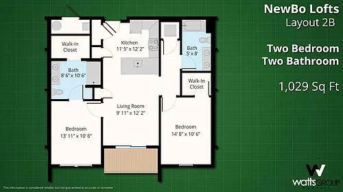 Floor plan Layout 2B