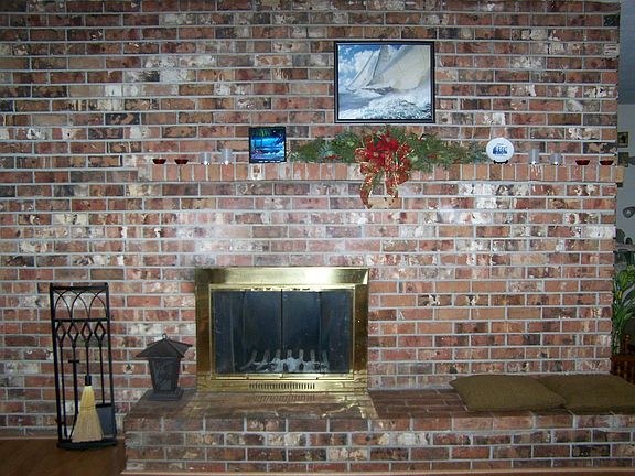Fireplace in the Living area
