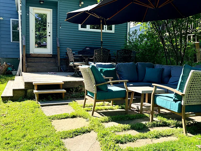 Deck and patio