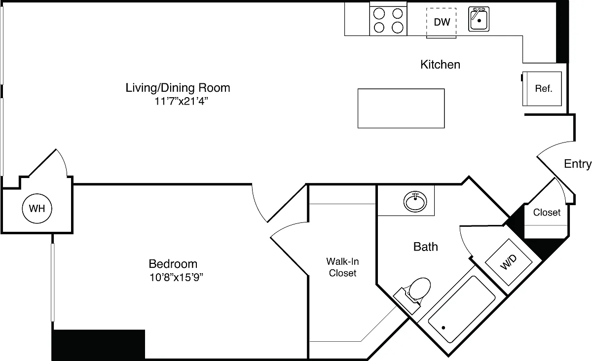 Floor plan 1B2