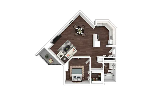 Floor plan A9 - Renovated