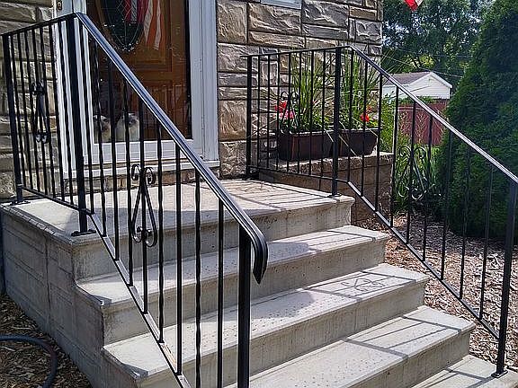 New Custom Steps and Rail.