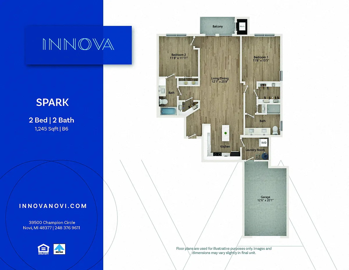 Floor plan Spark