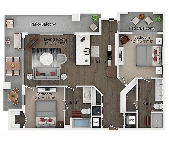 Floor plan B3