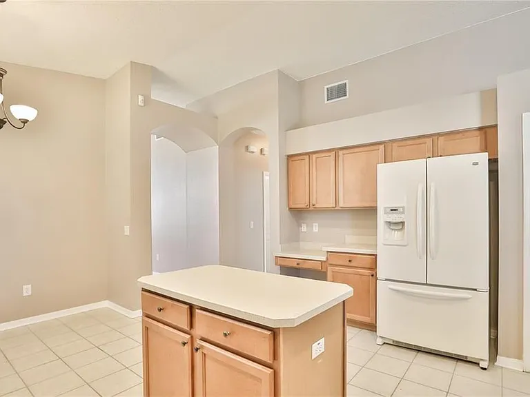Kitchen with island