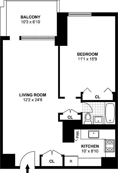 2nd image of 77 Fulton St APT 27M