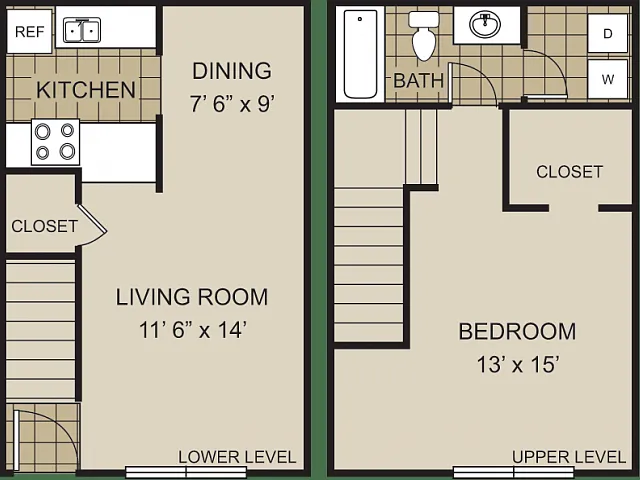 1/1 Floor Plan 1/1 Floor Plan