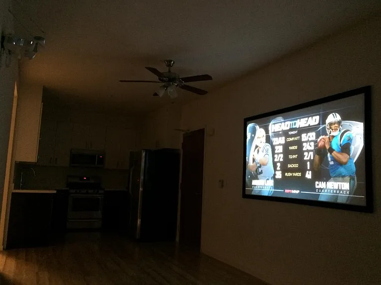 Optoma HD25-LV 1080p HDTV projector & 85" movie screen in li