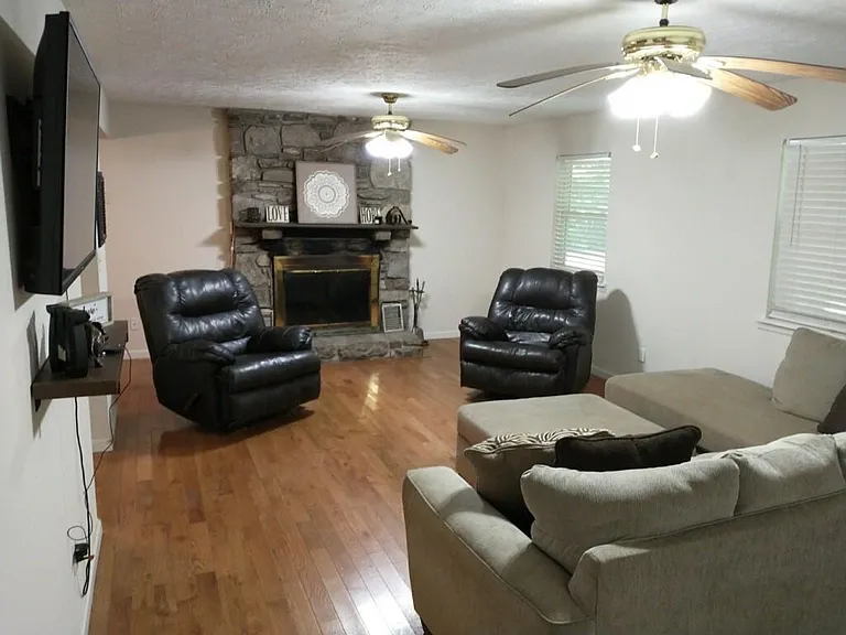 living room fireplace