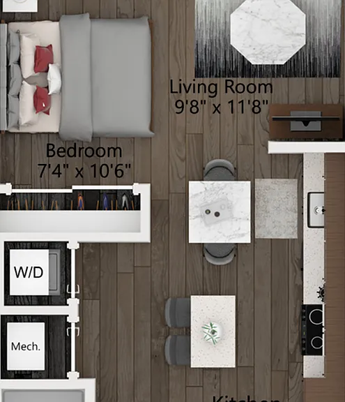 S4 | Studio Floor Plan S4 | Studio Floor Plan