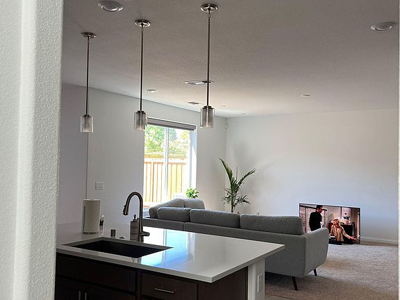 Living room view from kitchen