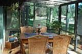 Heated atrium sunroom 
