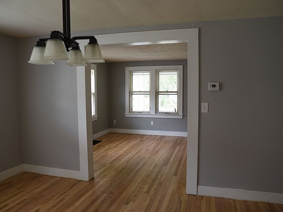 view from dining room in to living room