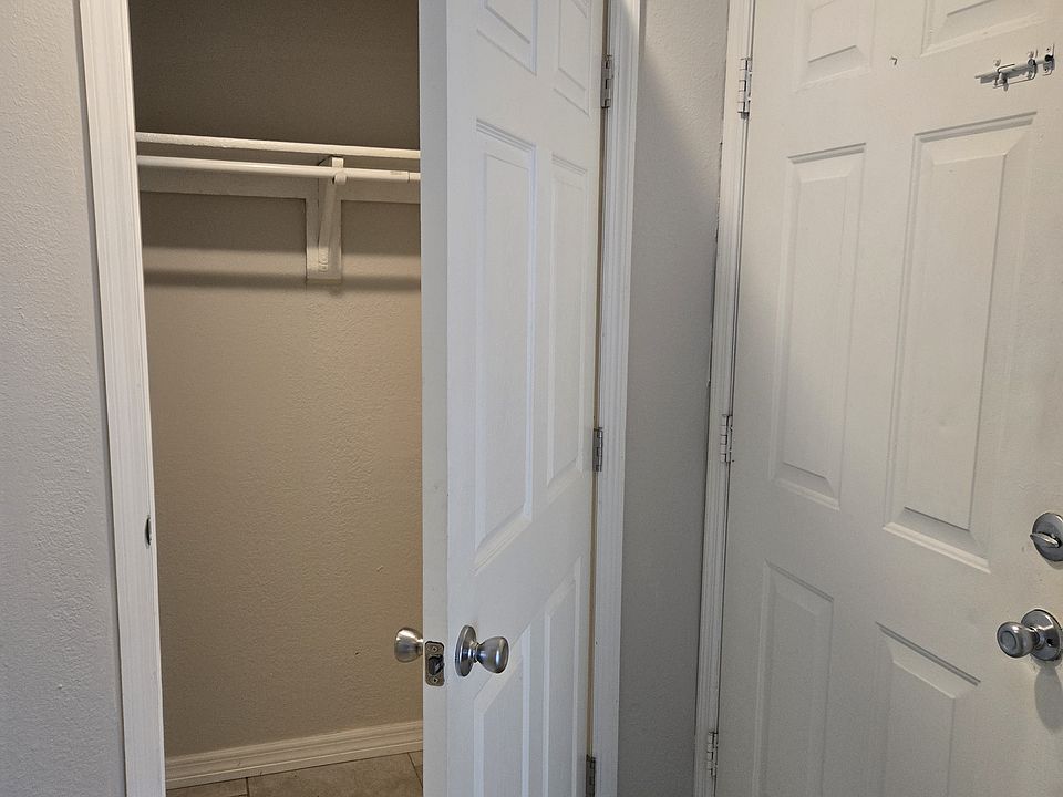 Storage closet by the front door