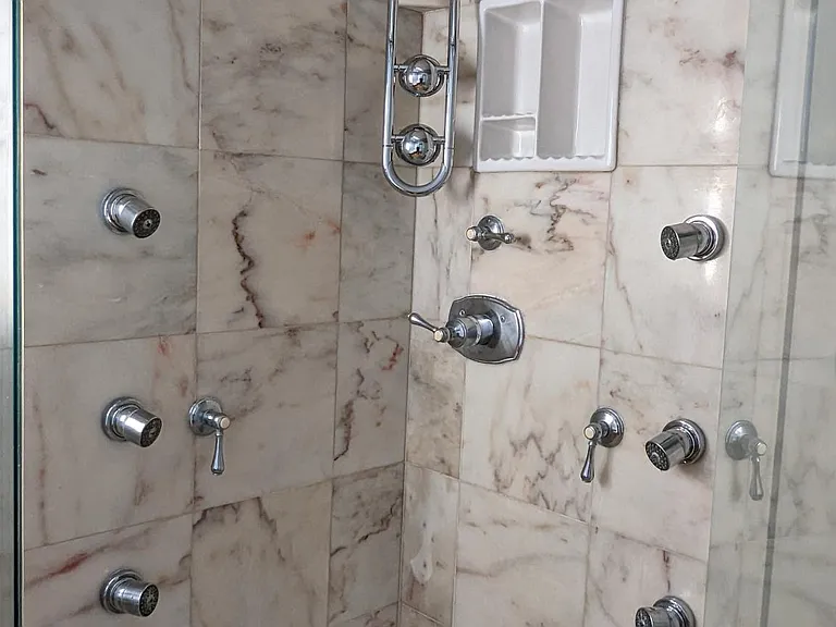 Shower with body jets