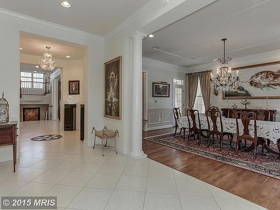 Grand foyer and dining room