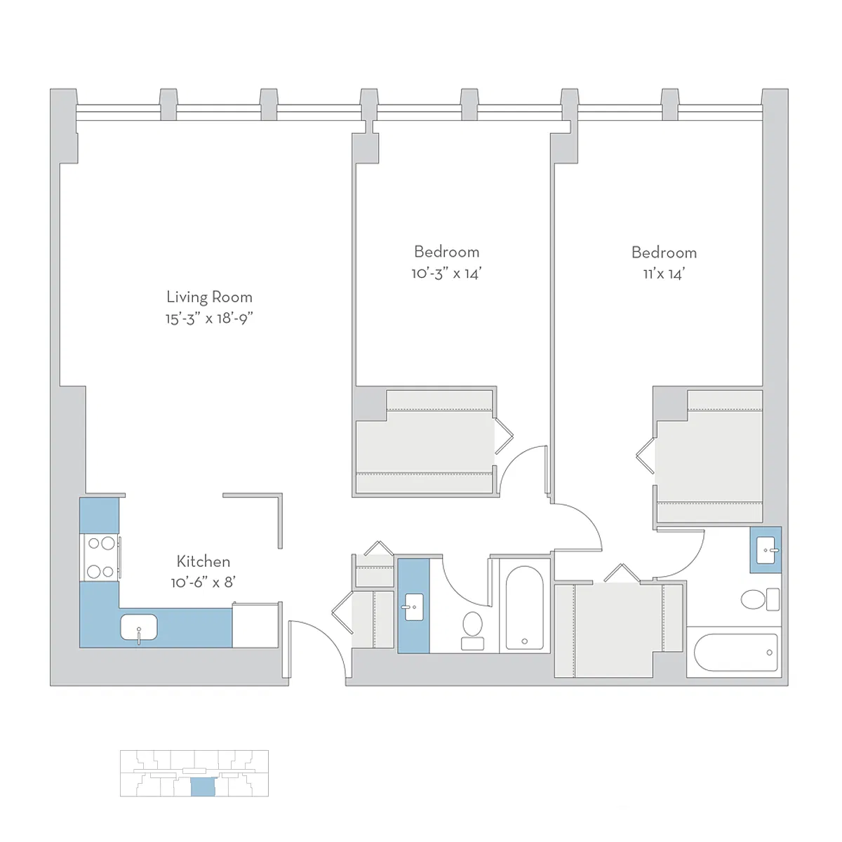 Floor plan 2bn10