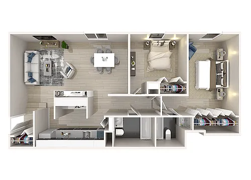 Floor plan 2H ADA